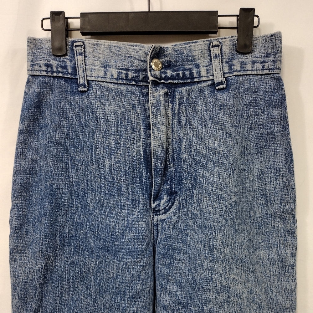 Vintage Beyond Blue Acid Wash Mom Jeans Womens 9 Blue Boho Retro 90s Y2K Casual - Picture 2 of 8